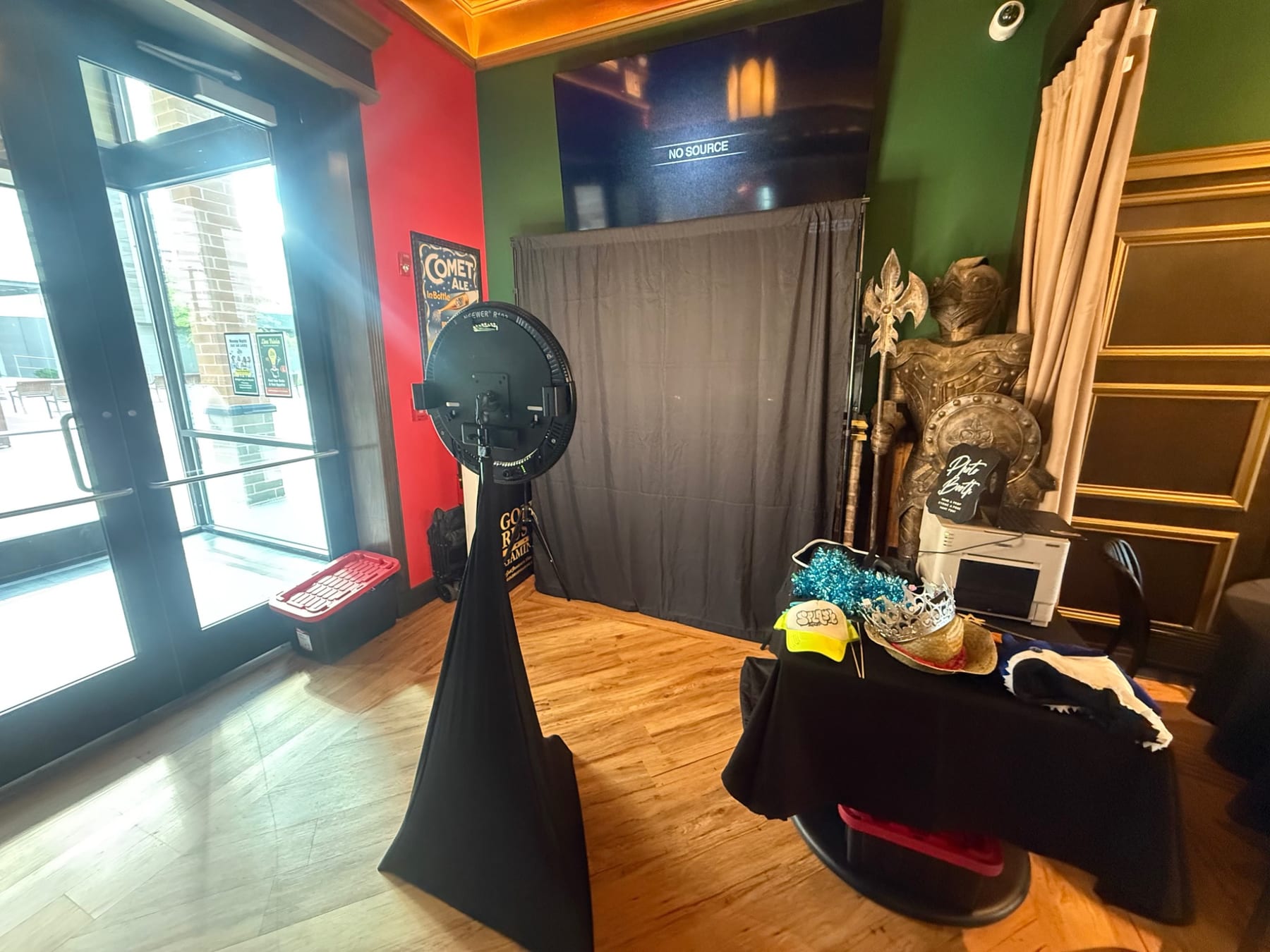 Complete photo booth setup